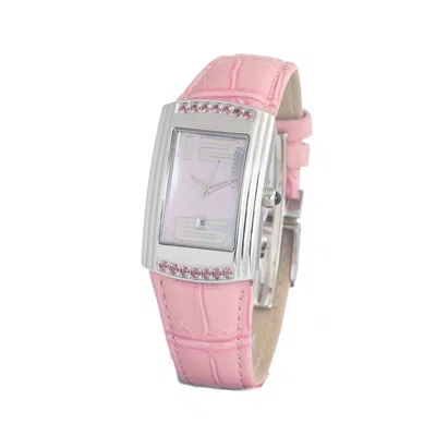 Chronotech Multicolor Leather Dress Women's Watch