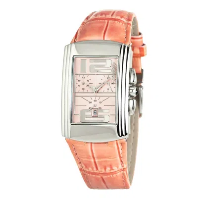 Chronotech Multicolor Leather Dress Women's Watch