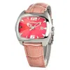 Chronotech Multicolor Leather Watch In Multicolor