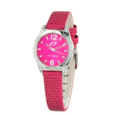 Chronotech Multicolor Leather Women's Watch
