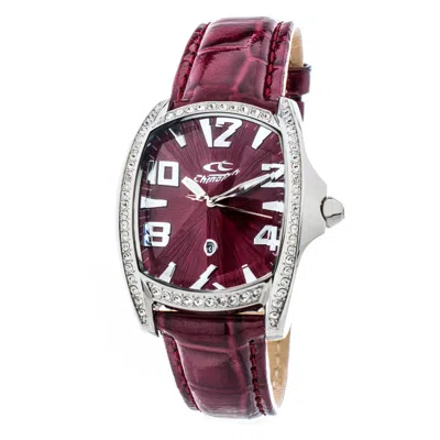 Chronotech Red Leather  Watch