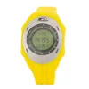 Chronotech Yellow Rubber Watch In Yellow