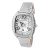 Chronotech Silver Leather Watch
