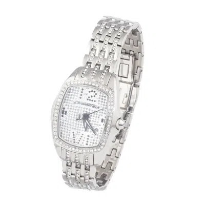 Chronotech Silver Stainless Steel Watch In Metallic