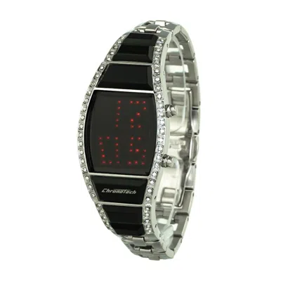 Chronotech Silver Stainless Steel Watch