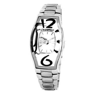 Chronotech Silver Stainless Steel Watch