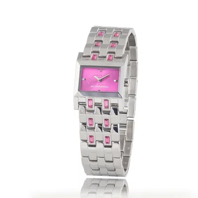 Chronotech Silver Stainless Steel Women's Watch