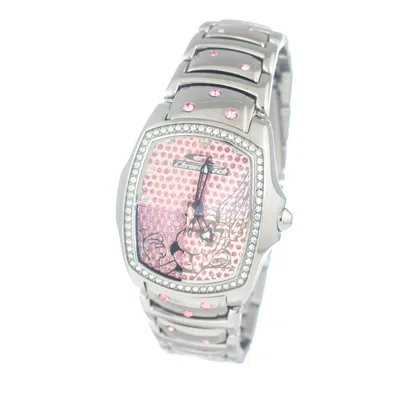 Chronotech Silver Stainless Steel Women's Watch