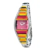 Chronotech Silver Stainless Steel Women's Watch In Silver