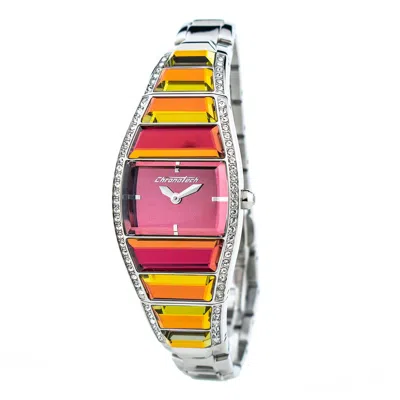 Chronotech Silver Stainless Steel Women's Watch