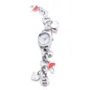 Chronotech Silver Stainless Steel Women's Watch In Silver