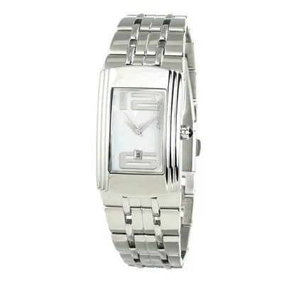 Chronotech Silver Stainless Steel Watch In Metallic