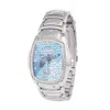 Chronotech Silver Steel Watch In Silver