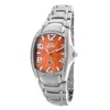 Chronotech Silver Steel Watch In Silver