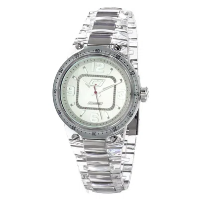 Chronotech Transparent Polycarbonate Watch In Metallic