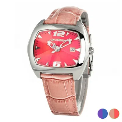 Chronotech Multicolor Leather Watch