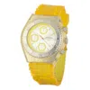 Chronotech Yellow Rubber Watch