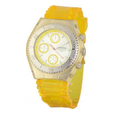 Chronotech Yellow Rubber Watch