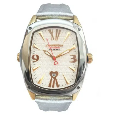 Chronotech Gold Leather Watch