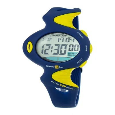 Chronotech Blue Rubber Watch