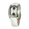 Chronotech White Leather Women's Watch In White