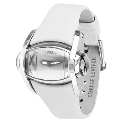 Chronotech White Leather Women's Watch