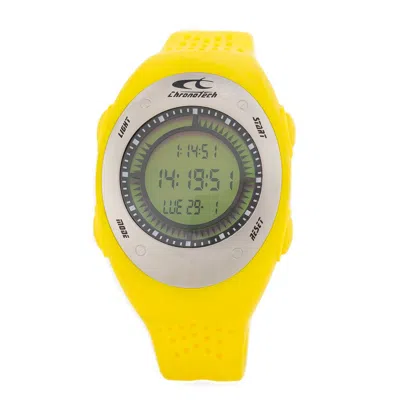 Chronotech Yellow Rubber  Watch