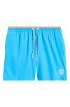 Chubbies Barracudas 5.5-inch Classic Performance Swim Trunks In Bright Blue - Solid