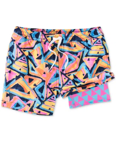 Chubbies Kids' Big Boys The Exploding Nacho Swim Trunks In Brght Pink