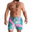 Chubbies Birds Of Paradise 5.5 Swim Trunk In Bright Pink In Multi