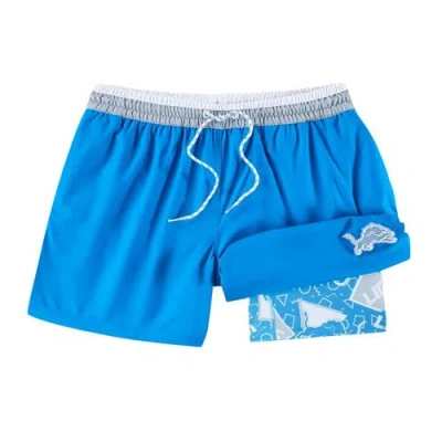 Chubbies Blue Detroit Lions The Secret Lined Swim Trunks