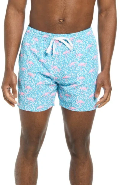 Chubbies Classic Lined 5.5-inch Swim Trunks In Blue