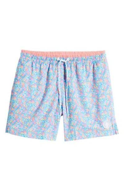 Chubbies Classic Lined 5.5-inch Swim Trunks In Medium Blue
