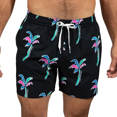 Chubbies Classic Swim Trunks Mens Havana Nights Drawstring Waist Dsgl1005 In Black