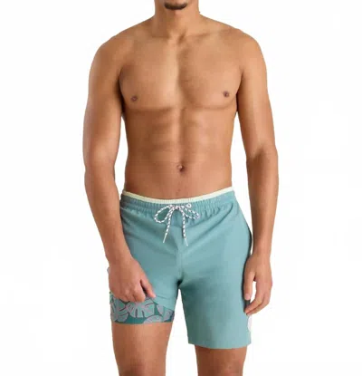 Chubbies Eal Breakers Swim Trunk In Opine Green