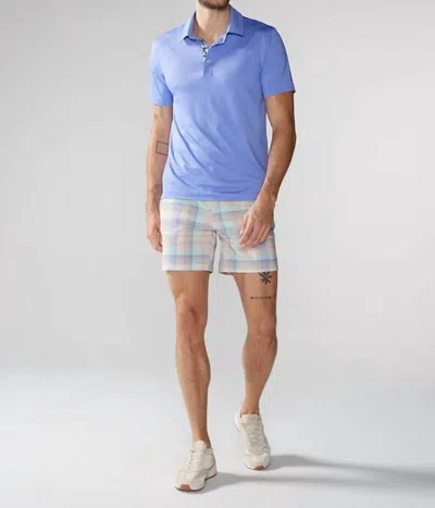 Chubbies Haze Performance Polo In Purple In Blue