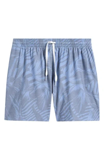 Chubbies Indigo Crazies 5.5-inch Swim Trunks In Blue