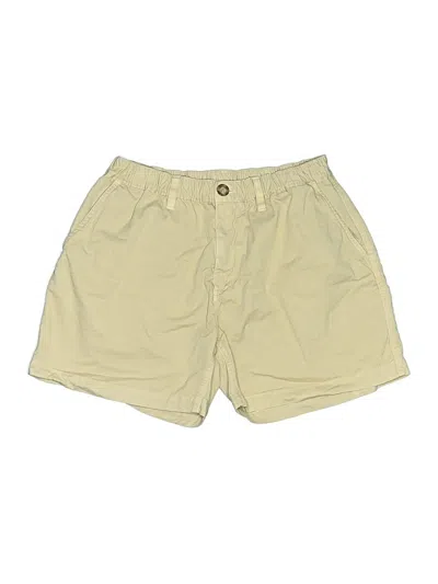 Pre-owned Chubbies Khaki Shorts In Yellow