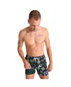 Chubbies Men's 5.5" Black Green Bay Packers The Neon Lined Classic Swim Trunks In Black