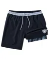 Chubbies Men's 5.5" Black Las Vegas Raiders Lined Classic Swim Trunks