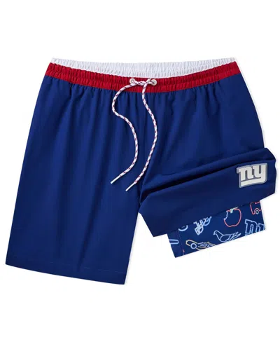 Chubbies Men's 5.5" Navy New York Giants Lined Classic Swim Trunks