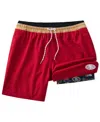 Chubbies Men's 5.5" Red San Francisco 49ers Lined Classic Swim Trunks