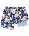 Chubbies Men's Big Bloomers Floral Pattern 5.5" Swimsuit In Navy
