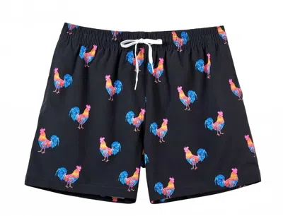 Chubbies Men's Classic Lined Swim Trunk In Cockadoodle Doozies In Multi