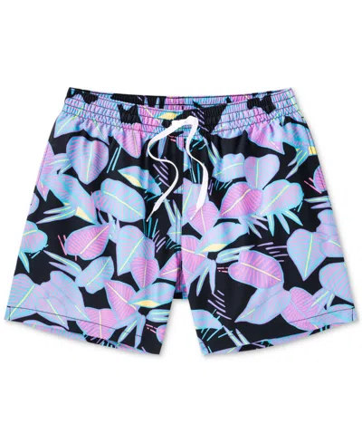 Chubbies Men's Fluorescent Funk 5.5" Swimsuit In Black