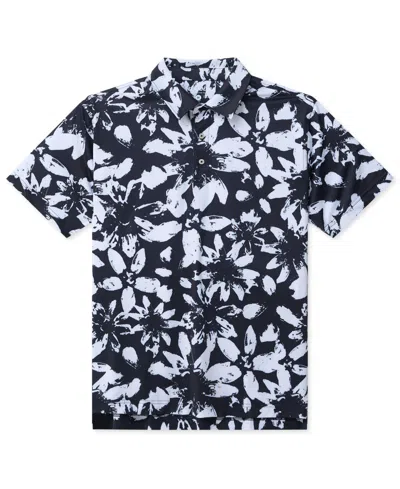 Chubbies Men's Full Contrast Performance Short-sleeve Polo Shirt In Blue