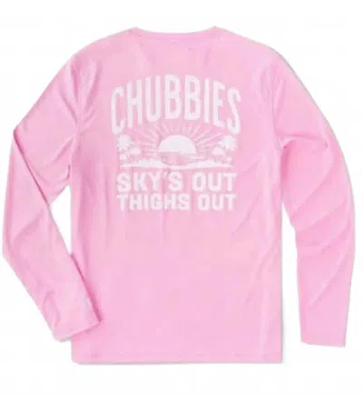 Chubbies Men's Pink N' Proud Sun Crewneck Tee