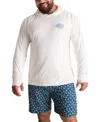 Chubbies Men's Reflector Print Long-sleeve Hooded T-shirt In White