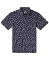 Chubbies Men's Shell Yeah Performance Short-sleeve Polo Shirt In Charcoal - Pattern Base (includes Plaids