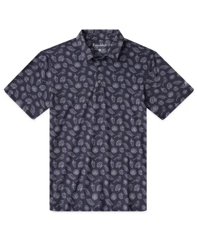 Chubbies Men's Shell Yeah Performance Short-sleeve Polo Shirt In Blue